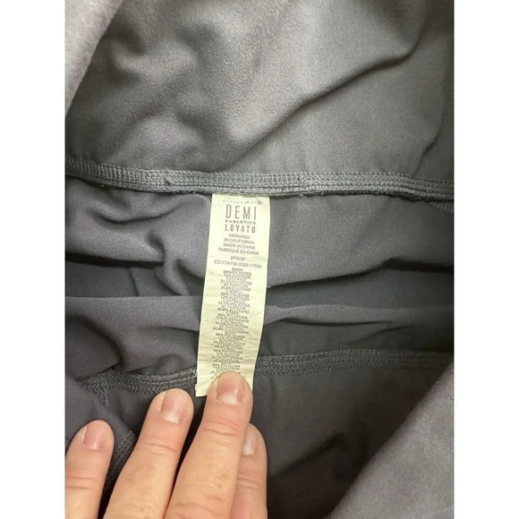 Demi Lovato Fabletics Women Black Active Pants L - Picture 2 of 4